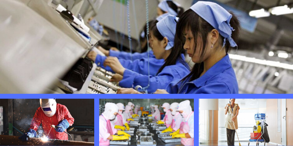 Độ tuổi xuất khẩu lao động Đài Loan từ 35 đến dưới 50 tuổi 